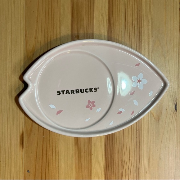 NWT Korea Starbucks Cherry Blossom Sakura Ceramic Tea Coffee Pink Coaster - Picture 2 of 6